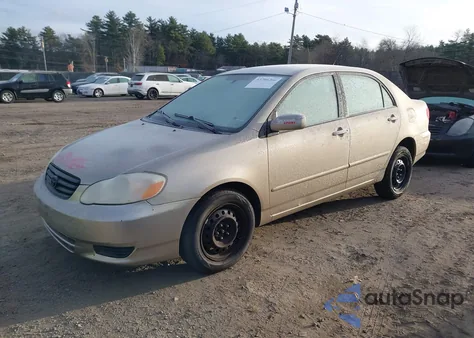 2004 Toyota Corolla Le из США, поврежденный, VIN 2T1BR32E14C235351